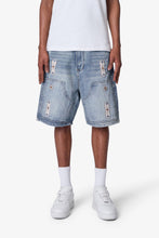 Load image into Gallery viewer, Western Jewel Denim Shorts - Blue