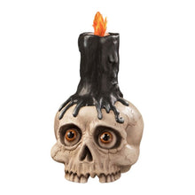 Load image into Gallery viewer, Skull Candle Holder by Bethany Lowe Designs