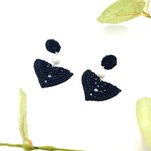 Load image into Gallery viewer, White Howlite Dangle Earrings