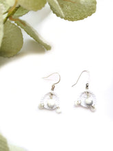 Load image into Gallery viewer, White Stone Earrings