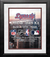Load image into Gallery viewer, NHL Hockey Photo Picture Frame Kit - Arizona Coyotes (White Matting, Brick Red Trim)