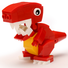 Load image into Gallery viewer, Baby T-Rex Dinosaur Building Set made with LEGO parts - B3 Customs