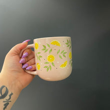 Load image into Gallery viewer, Wild &amp; Free Stoneware Mug in Pale Peach | Coffee Tea Cup | 18oz