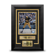 Load image into Gallery viewer, Willie Stargell in Action Pittsburgh Pirates 8" x 10" Framed Baseball Photo with Engraved Autograph