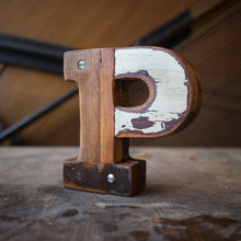 Load image into Gallery viewer, Reclaimed Wooden Letters