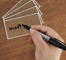 Load image into Gallery viewer, True Kraft Paper Rectangular Labels: 100/Pack