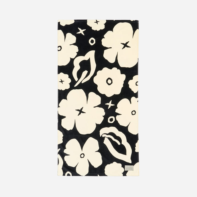 XOXO Beach Towel - Black | Coco Ho x Slowtide