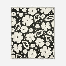 Load image into Gallery viewer, XOXO Driftweave Beach Blanket - Black | Coco Ho x Slowtide