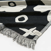 Load image into Gallery viewer, XOXO Driftweave Turkish Towel - Black | Coco Ho x Slowtide