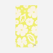 Load image into Gallery viewer, XOXO Beach Towel - Citron | Coco Ho x Slowtide