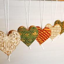 Load image into Gallery viewer, Engraved Heart Ornaments
