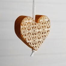 Load image into Gallery viewer, Engraved Heart Ornaments