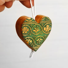 Load image into Gallery viewer, Engraved Heart Ornaments