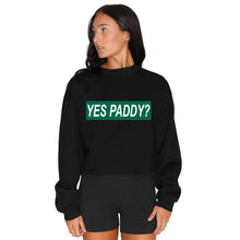 Load image into Gallery viewer, Yes Paddy Block Black Crewneck