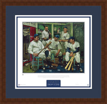 Load image into Gallery viewer, New York Yankees Dream Scene Framed and Matted Lithograph Artwork Print by Artist Jamie Cooper