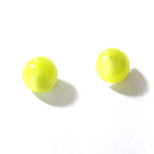 Load image into Gallery viewer, Yellow Moonglow Retro Button Stud Earrings