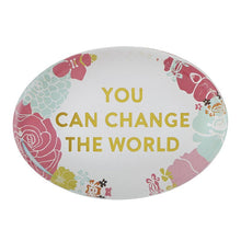 Load image into Gallery viewer, You Can Change The World Glass Paperweight