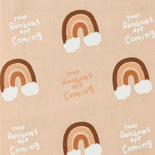 Load image into Gallery viewer, Your Rainbows Are Coming Dish Cloth Towel | Sympathy, Housewarming, or Graduation Gift