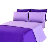Load image into Gallery viewer, Tache Dark Purple &amp; Lavender Reversible Duvet Cover Set (DC36PC-PP)