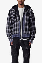 Load image into Gallery viewer, Zipped Up Flannel Jacket - Black