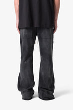 Load image into Gallery viewer, Zipper Flare Sweatpants - Vintage Black