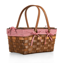Load image into Gallery viewer, Kansas Handwoven Wood Picnic Basket