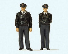 Load image into Gallery viewer, Preiser 44909 G Scale Emergency -- Post-War German Police w/Blue Uniform pkg(2)
