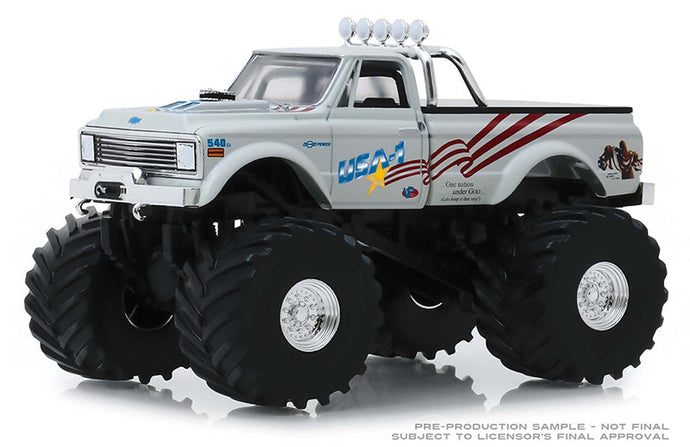 Greenlight 88012 1/43 Scale Usa-1 - 1970 Chevrolet K-10 Monster Truck