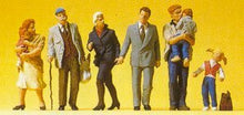 Load image into Gallery viewer, Preiser 10415 HO Scale Pedestrians -- Parents and Grandparents w/Children