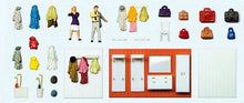 Load image into Gallery viewer, Preiser 10658 HO Scale Ready to Go Out -- 2 Figures, &amp; Cloak Room Details