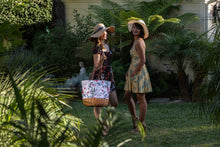 Load image into Gallery viewer, Coronado Canvas and Willow Basket Tote