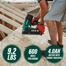 Load image into Gallery viewer, Metabo HPT NR1890DRSTM 18V MultiVolt™ Cordless 21 Degree 3-1/2&quot; Plastic Strip Framing Nailer