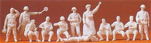 Load image into Gallery viewer, Preiser 16501 HO Scale German Army WWII Unpainted Figures Infantry at Rest (12)