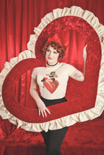 Load image into Gallery viewer, All My Love Fitted Tee in Ivory