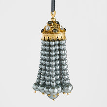Load image into Gallery viewer, Hanging pearl tassel, grey