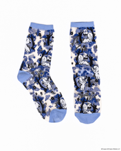 Load image into Gallery viewer, Casper and Trees Sheer Crew Sock
