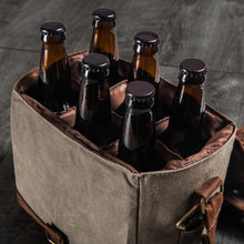 Load image into Gallery viewer, Beer Caddy Cooler Tote with Opener