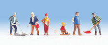 Load image into Gallery viewer, Noch 15928 HO Scale Winter Chores -- pkg(6)