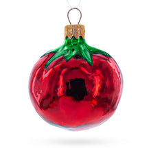 Load image into Gallery viewer, Red Tomato Mini Glass Christmas Ornament 2.8 Inches