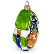 Load image into Gallery viewer, Traditional German Cuckoo Clock with Roman Numeral Glass Christmas Ornament