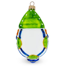 Load image into Gallery viewer, Traditional German Cuckoo Clock with Roman Numeral Glass Christmas Ornament