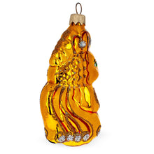 Load image into Gallery viewer, Shiny Goldfish with Scales Glass Christmas Ornament
