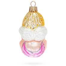 Load image into Gallery viewer, Cherub Angel in Prayer Glass Christmas Ornament