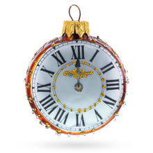 Load image into Gallery viewer, Vintage Pocket Watch with White Dial Glass Ornament 3.2 Inches