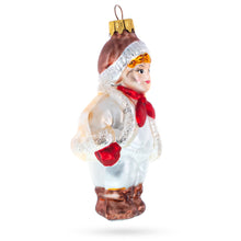Load image into Gallery viewer, Boy Wearing Vintage Style Costume Glass Ornament