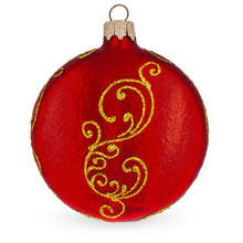 Load image into Gallery viewer, Vintage Style Girl and the Deer Decoupage Glass Christmas Ornament