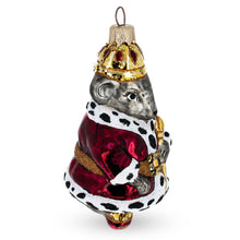 Load image into Gallery viewer, Mouse King Glass Christmas Ornament