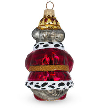Load image into Gallery viewer, Mouse King Glass Christmas Ornament
