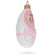 Load image into Gallery viewer, Newborn Baby Girl Glass Christmas Ornament