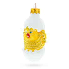Load image into Gallery viewer, Baby Chick in Egg Glass Christmas Ornament